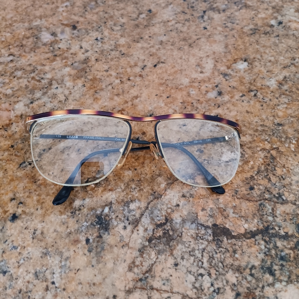 VINTAGE Tortoise Shell Eyeglasses MADE IN ITALY